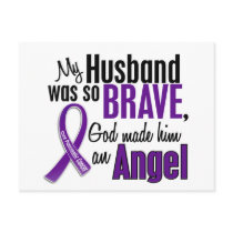 My Husband Is An Angel Pancreatic Cancer Post Card