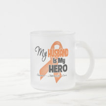My Husband is My Hero - Leukemia Coffee Mugs