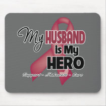 My Husband is My Hero - Multiple Myeloma Mouse Pad