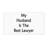My Husband Is The Best Lawyer Custom Shipping Labels