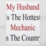 My Husband Is The Hottest Mechanic In The Country Flyer
