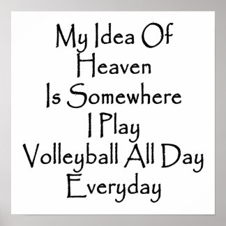 Funny Volleyball Posters & Prints