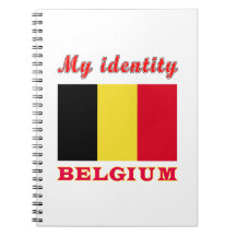 My Identity Belgium Spiral Note Books