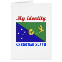 My Identity Christmas Island Greeting Card