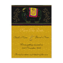 My Indian Elephant - Topaz - Customized Postcards