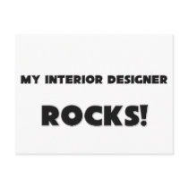 MY Interior Designer ROCKS! postcards