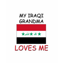 My Iraqi Grandma Loves Me t-shirts
