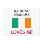 My Irish Grandma Loves Me Post Card