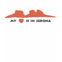 My ♥ is in Sedona t-shirts