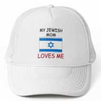My Jewish Mom Loves Me hats by flagshirt My Jewish Mom Loves Me hats