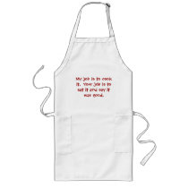 My job to cook, your job to eat apron aprons