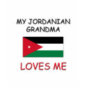 My Jordanian Grandma Loves Me t-shirts