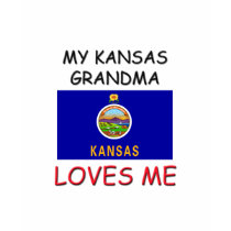 My Kansas Grandma Loves Me t-shirts by flagshirt My Kansas Grandma Loves Me t-shirts