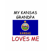 My Kansas Grandpa Loves Me t-shirts by flagshirt My Kansas Grandpa Loves Me t-shirts