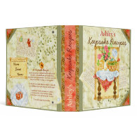 My Keepsake Recipes 3 Ring Binder
