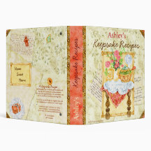 My Keepsake Recipes 3 Ring Binder