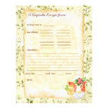 My Keepsake Recipes Pages Letterhead Design