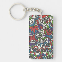 My Keys Rectangle Rectangle Acrylic Key Chain