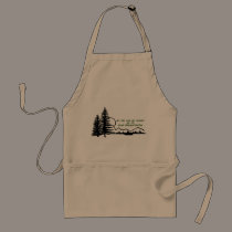 My Kid and My Money Go to Camp Onomatopoeia aprons