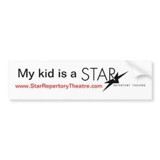 My Kid is a STAR Bumper Sticker bumpersticker