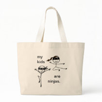 My Kids are Ninjas. bags