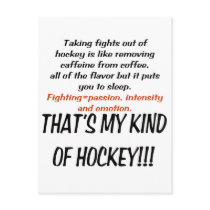 My Kind of Hockey copy postcards