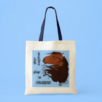 "My Kingdom For a Horse" Connemara Stallion bags