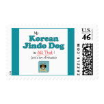 My Korean Jindo Dog is All That! Stamps