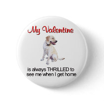 My Labrador Valentine buttons by wolfmama My Labrador Valentine buttons