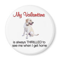My Labrador Valentine Magnet