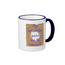 My LaMancha Goats Ate My Homework Coffee Mug