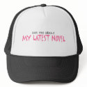 My Latest Novel hats