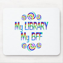 My Library BFF mousepads by SchoolAids My Library BFF mousepads