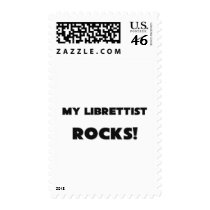 MY Librettist ROCKS! postage