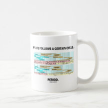 My Life Follows A Certain Cycle... Period. Mug