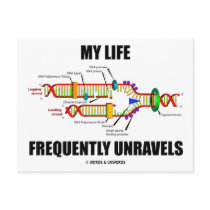 My Life Frequently Unravels (DNA Replication) Post Cards