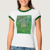 My Life Green Cancer Angel T-Shirt (Front)