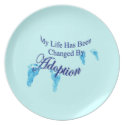 My Life Has Been Changed by Adoption Plate