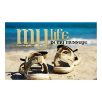 My Life Inspirational Poster Print