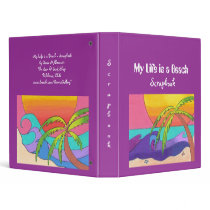 My Life is a Beach, Scrapbook binders