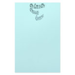 ~*My Life is My Message*~ Gandi Quote Stationery Paper