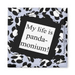 My life is panda-monium fridge magnets