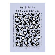 My life is panda-monium posters by Computious My life is panda-monium posters