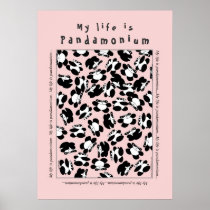 My life is panda-monium posters