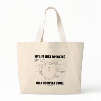 My Life Just Operates On A Complex Cycle (Krebs) bag