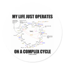 My Life Just Operates On A Complex Cycle (Krebs) stickers
