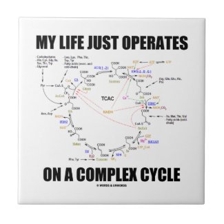 My Life Just Operates On A Complex Cycle (Krebs) Tiles