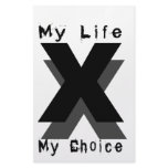 my life my choice stationery design