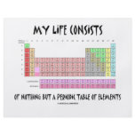 My Life Nothing But Periodic Table Of Elements Full Color Flyer