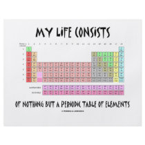 My Life Nothing But Periodic Table Of Elements Full Color Flyer